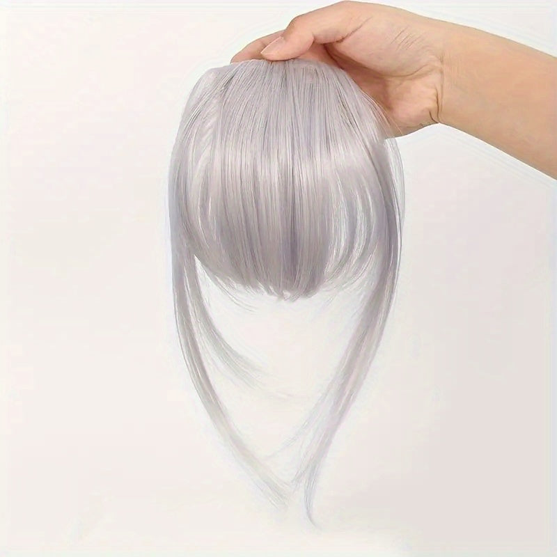 Women's Layered Manga-Inspired Straight Hair Wig with Bangs - Sleek Black Synthetic Hair for Versatile Styling, Natural Look & Easy Maintenance, Fit All Ethnicities, Everyday Hairpiece, Mangainspired Bangs, Easy Maintenance Hair